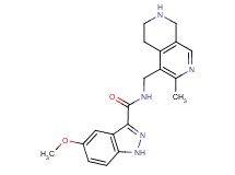 5-methoxy-N-[(3-methyl-5,6,7,8-tetrahydro-2,7-naphthyridin-4-yl)methyl]-1H-indazole-3-carboxamide