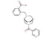2-{[(1R*,5R*)-3-(3-pyridinylcarbonyl)-3,6-diazabicyclo[3.2.2]non-6-yl]methyl}benzoic acid