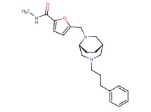N-methyl-5-{[(1S*,5R*)-3-(3-phenylpropyl)-3,6-diazabicyclo[3.2.2]non-6-yl]methyl}-2-furamide