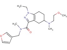 1-ethyl-N-(3-furylmethyl)-5-[(2-methoxyethyl)(methyl)amino]-N-methyl-4,5,6,7-tetrahydro-1H-indazole-3-carboxamide