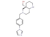 [(4aS*,8aR*)-6-[4-(1H-imidazol-1-yl)benzyl]octahydro-1,6-naphthyridin-4a(2H)-yl]methanol