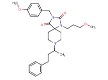 3-(4-methoxybenzyl)-1-(3-methoxypropyl)-8-(1-methyl-3-phenylpropyl)-1,3,8-triazaspiro[4.5]decane-2,4-dione