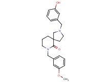 2-(3-hydroxybenzyl)-7-(3-methoxybenzyl)-2,7-diazaspiro[4.5]decan-6-one