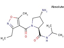 (2S,4R)-4-amino-1-[(3-ethyl-5-methylisoxazol-4-yl)carbonyl]-N-isopropylpyrrolidine-2-carboxamide