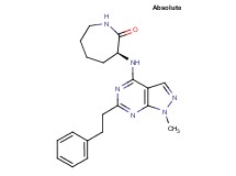 (3S)-3-{[1-methyl-6-(2-phenylethyl)-1H-pyrazolo[3,4-d]pyrimidin-4-yl]amino}-2-azepanone