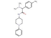 2-(dimethylamino)-2-(4-methylphenyl)-N-(1-phenyl-4-piperidinyl)acetamide