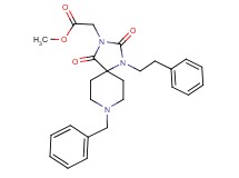 methyl [8-benzyl-2,4-dioxo-1-(2-phenylethyl)-1,3,8-triazaspiro[4.5]dec-3-yl]acetate