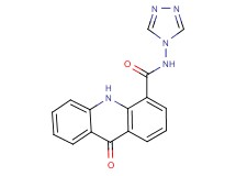 9-oxo-N-4H-1,2,4-triazol-4-yl-9,10-dihydroacridine-4-carboxamide