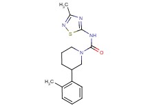 3-(2-methylphenyl)-N-(3-methyl-1,2,4-thiadiazol-5-yl)piperidine-1-carboxamide