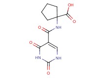 1-{[(2,4-dioxo-1,2,3,4-tetrahydropyrimidin-5-yl)carbonyl]amino}cyclopentanecarboxylic acid