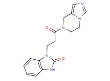 1-[3-(5,6-dihydroimidazo[1,5-a]pyrazin-7(8H)-yl)-3-oxopropyl]-1,3-dihydro-2H-benzimidazol-2-one