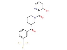 {1-[(3-hydroxypyridin-2-yl)carbonyl]piperidin-3-yl}[3-(trifluoromethyl)phenyl]methanone