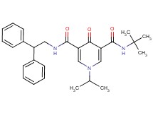 N-(tert-butyl)-N'-(2,2-diphenylethyl)-1-isopropyl-4-oxo-1,4-dihydro-3,5-pyridinedicarboxamide