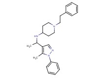 N-[1-(5-methyl-1-phenyl-1H-pyrazol-4-yl)ethyl]-1-(2-phenylethyl)-4-piperidinamine
