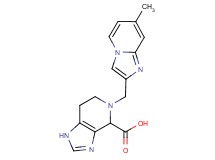 5-[(7-methylimidazo[1,2-a]pyridin-2-yl)methyl]-4,5,6,7-tetrahydro-1H-imidazo[4,5-c]pyridine-4-carboxylic acid