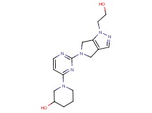 1-{2-[1-(2-hydroxyethyl)-4,6-dihydropyrrolo[3,4-c]pyrazol-5(1H)-yl]pyrimidin-4-yl}piperidin-3-ol