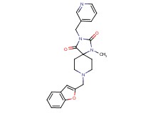 8-(1-benzofuran-2-ylmethyl)-1-methyl-3-(3-pyridinylmethyl)-1,3,8-triazaspiro[4.5]decane-2,4-dione