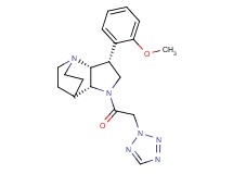 (3R*,3aR*,7aR*)-3-(2-methoxyphenyl)-1-(2H-tetrazol-2-ylacetyl)octahydro-4,7-ethanopyrrolo[3,2-b]pyridine
