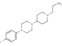 1-(4-fluorophenyl)-4-(1-propyl-4-piperidinyl)piperazine