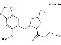 (2S,4R)-4-amino-N-ethyl-1-[(6-methoxy-1,3-benzodioxol-5-yl)methyl]pyrrolidine-2-carboxamide