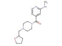 N-methyl-4-{[4-(tetrahydrofuran-2-ylmethyl)piperazin-1-yl]carbonyl}pyridin-2-amine