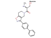 (2S)-3-(3-biphenyl-4-yl-6,7-dihydroisoxazolo[4,5-c]pyridin-5(4H)-yl)-2-(methylamino)-3-oxopropan-1-ol