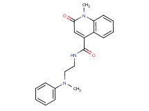 1-methyl-N-{2-[methyl(phenyl)amino]ethyl}-2-oxo-1,2-dihydroquinoline-4-carboxamide