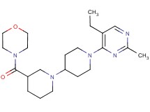 1'-(5-ethyl-2-methylpyrimidin-4-yl)-3-(morpholin-4-ylcarbonyl)-1,4'-bipiperidine