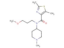 N-(3-methoxypropyl)-2,5-dimethyl-N-(1-methylpiperidin-4-yl)-1,3-thiazole-4-carboxamide