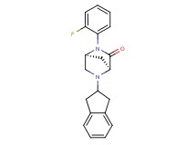 (1S*,4S*)-5-(2,3-dihydro-1H-inden-2-yl)-2-(2-fluorophenyl)-2,5-diazabicyclo[2.2.1]heptan-3-one