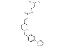 N-[2-(dimethylamino)ethyl]-3-{1-[4-(1H-pyrazol-1-yl)benzyl]-4-piperidinyl}propanamide