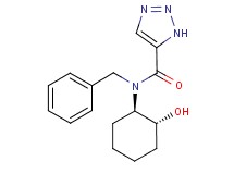 N-benzyl-N-[(1R*,2R*)-2-hydroxycyclohexyl]-1H-1,2,3-triazole-5-carboxamide