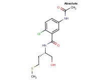 5-(acetylamino)-2-chloro-N-[(1S)-1-(hydroxymethyl)-3-(methylthio)propyl]benzamide