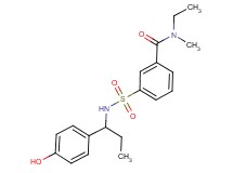 N-ethyl-3-({[1-(4-hydroxyphenyl)propyl]amino}sulfonyl)-N-methylbenzamide