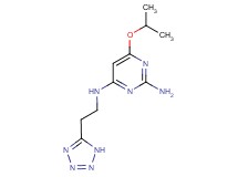 6-isopropoxy-N~4~-[2-(1H-tetrazol-5-yl)ethyl]pyrimidine-2,4-diamine