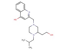 2-{[3-(2-hydroxyethyl)-4-isobutyl-1-piperazinyl]methyl}-4-quinolinol
