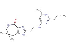 7,7-dimethyl-2-{2-[(6-methyl-2-propylpyrimidin-4-yl)amino]ethyl}-5,6,7,8-tetrahydroimidazo[4,5-c]azepin-4(1H)-one