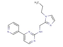 N-[(1-propyl-1H-imidazol-2-yl)methyl]-4-(3-pyridinyl)-2-pyrimidinamine