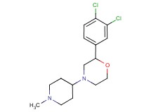 2-(3,4-dichlorophenyl)-4-(1-methyl-4-piperidinyl)morpholine