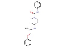 4-[(1-methyl-2-phenoxyethyl)amino]-N-phenylpiperidine-1-carboxamide