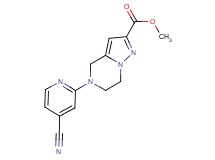methyl 5-(4-cyanopyridin-2-yl)-4,5,6,7-tetrahydropyrazolo[1,5-a]pyrazine-2-carboxylate