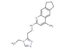 N-[2-(4-ethyl-4H-1,2,4-triazol-3-yl)ethyl]-4-methyl-7,8-dihydro-6H-cyclopenta[g]quinolin-2-amine