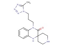 4'-[3-(5-methyl-1H-tetrazol-1-yl)propyl]-1',4'-dihydro-3'H-spiro[piperidine-4,2'-quinoxalin]-3'-one hydrochloride