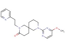 8-(4-methoxypyrimidin-2-yl)-2-(2-pyridin-2-ylethyl)-2,8-diazaspiro[5.5]undecan-3-one