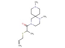 4-[2-(allylthio)propanoyl]-1,9-dimethyl-1,4,9-triazaspiro[5.5]undecane