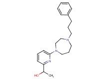 1-{6-[4-(3-phenylpropyl)-1,4-diazepan-1-yl]-2-pyridinyl}ethanol