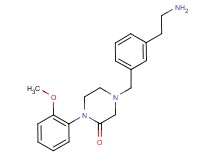 4-[3-(2-aminoethyl)benzyl]-1-(2-methoxyphenyl)-2-piperazinone