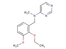 N-(2-ethoxy-3-methoxybenzyl)-N-methylpyrimidin-4-amine