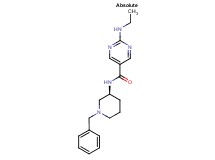 N-[(3S)-1-benzyl-3-piperidinyl]-2-(ethylamino)-5-pyrimidinecarboxamide