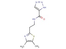 N-[2-(4,5-dimethyl-1,3-thiazol-2-yl)ethyl]-1H-1,2,3-triazole-5-carboxamide